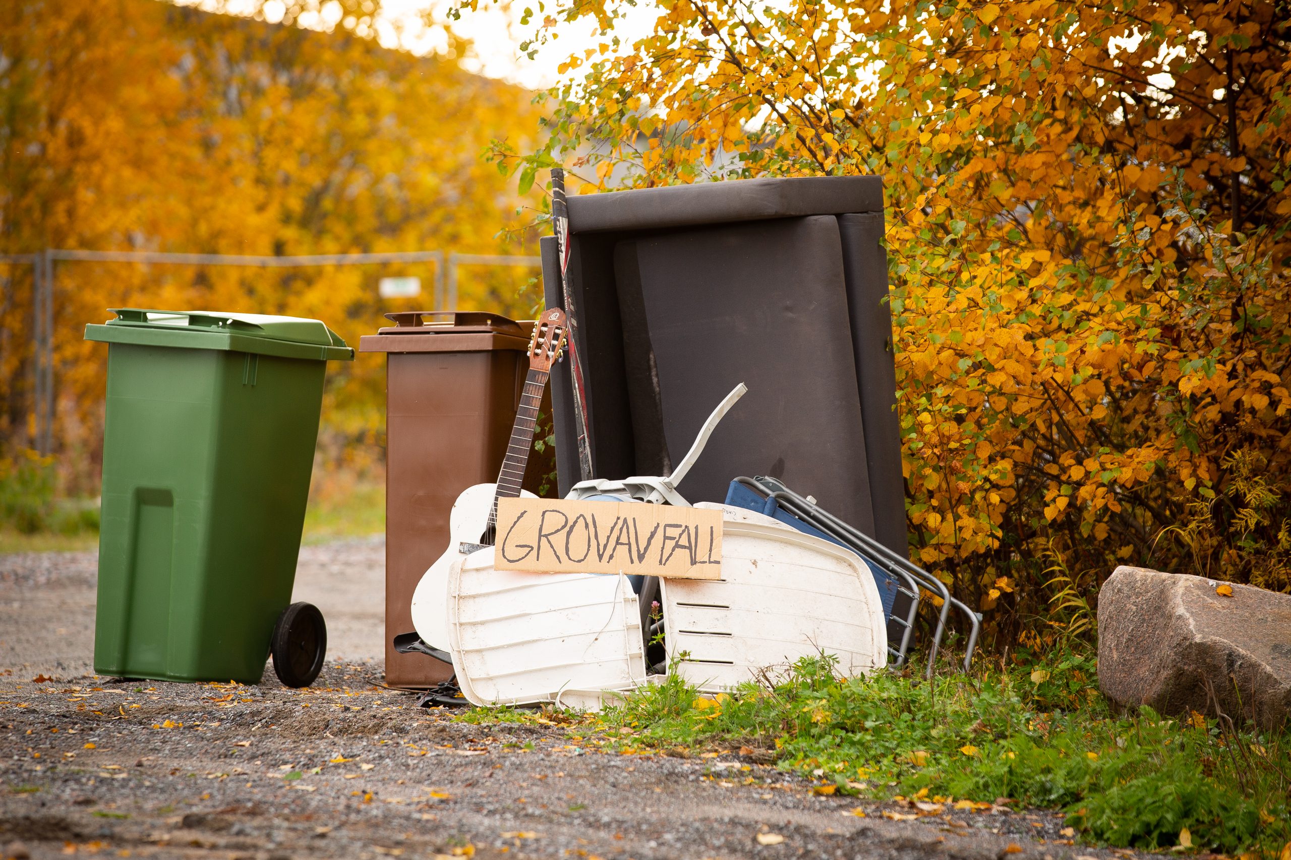 Grovavfallstömning Lumire