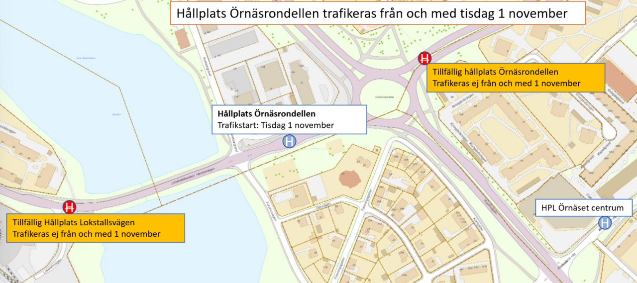 karta över busstrafik