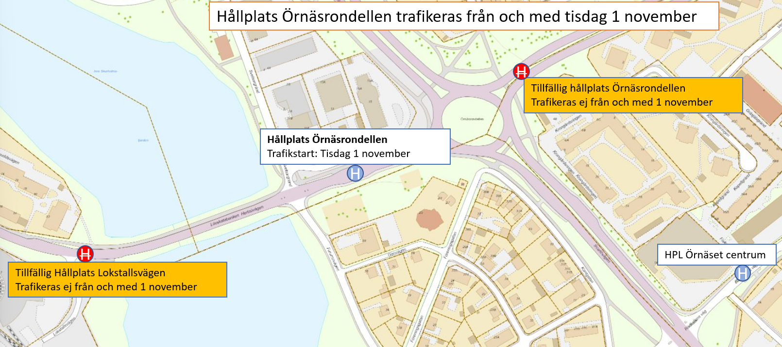 karta över busstrafik