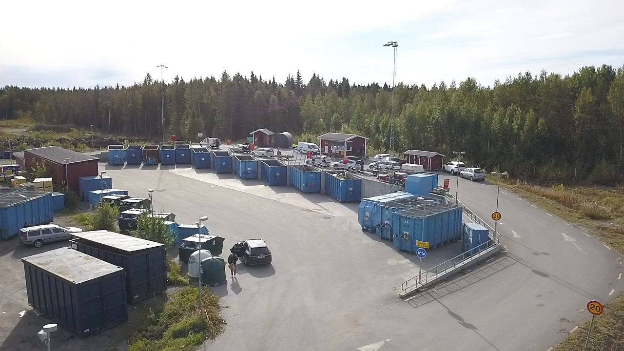 Bild över Sunderbyns återvinningscentral