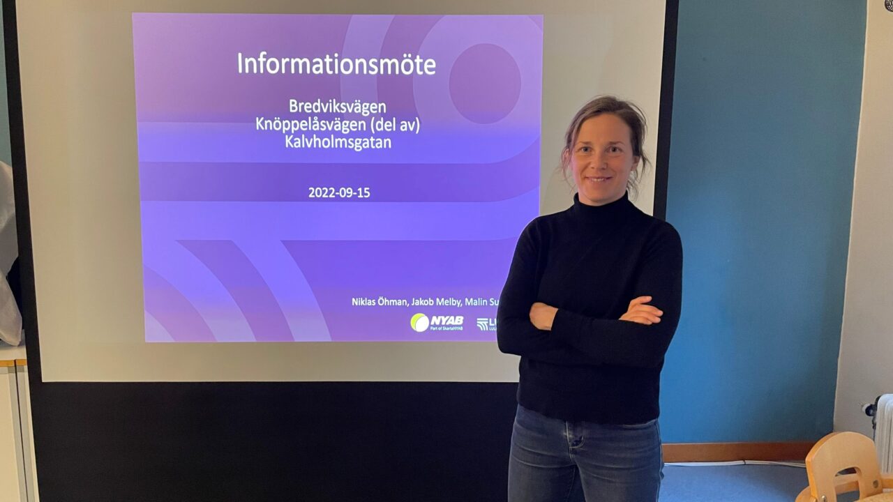 Människa vid möte vid bildskärm